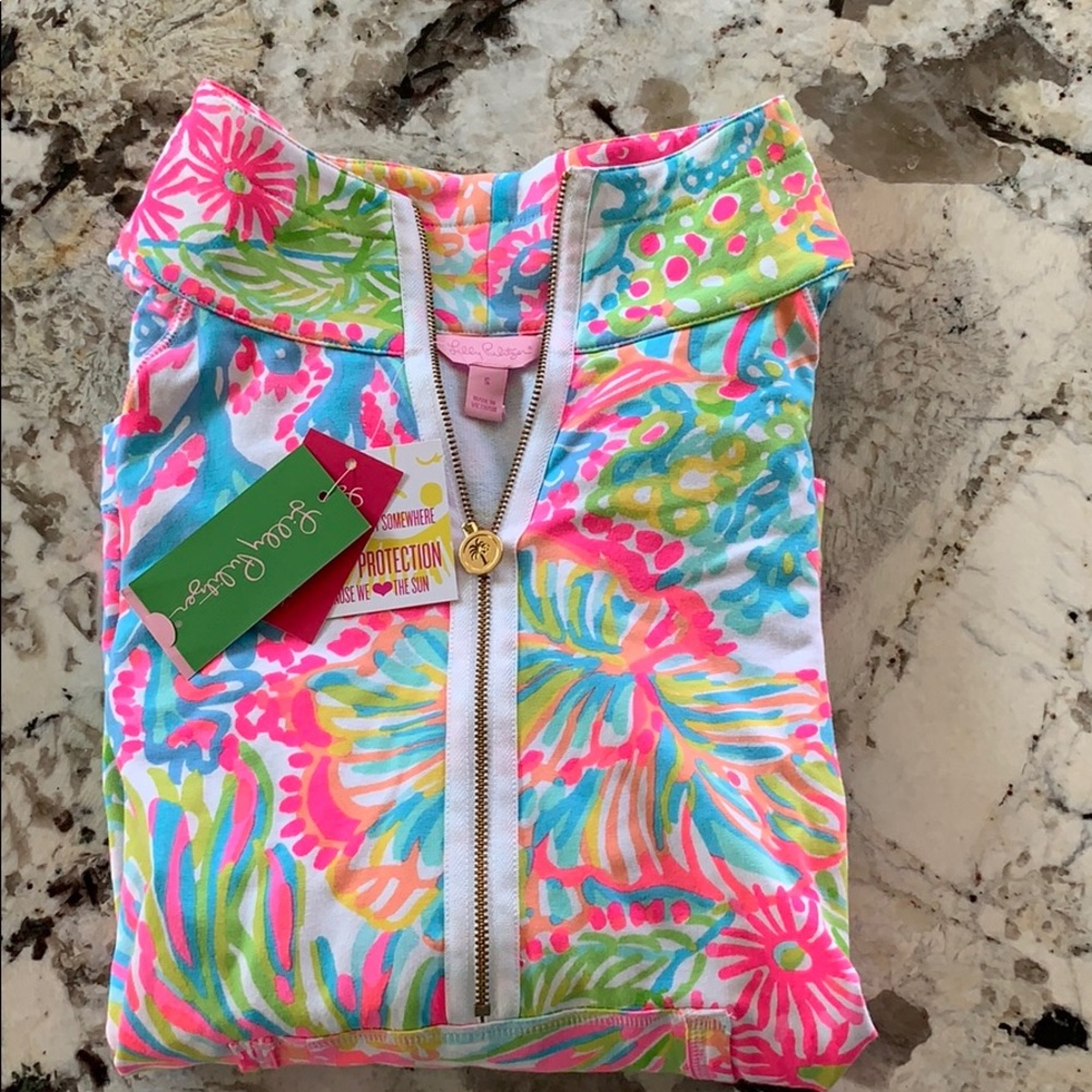 Lilly Pulitzer Skipper popover lovers coral size S